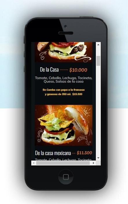Vista móvil nueva: foto grande, nombre, precio y combo