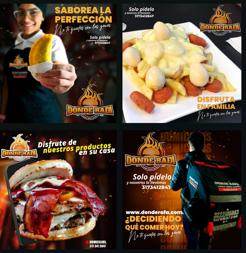 Piezas para redes de Donde Rafa